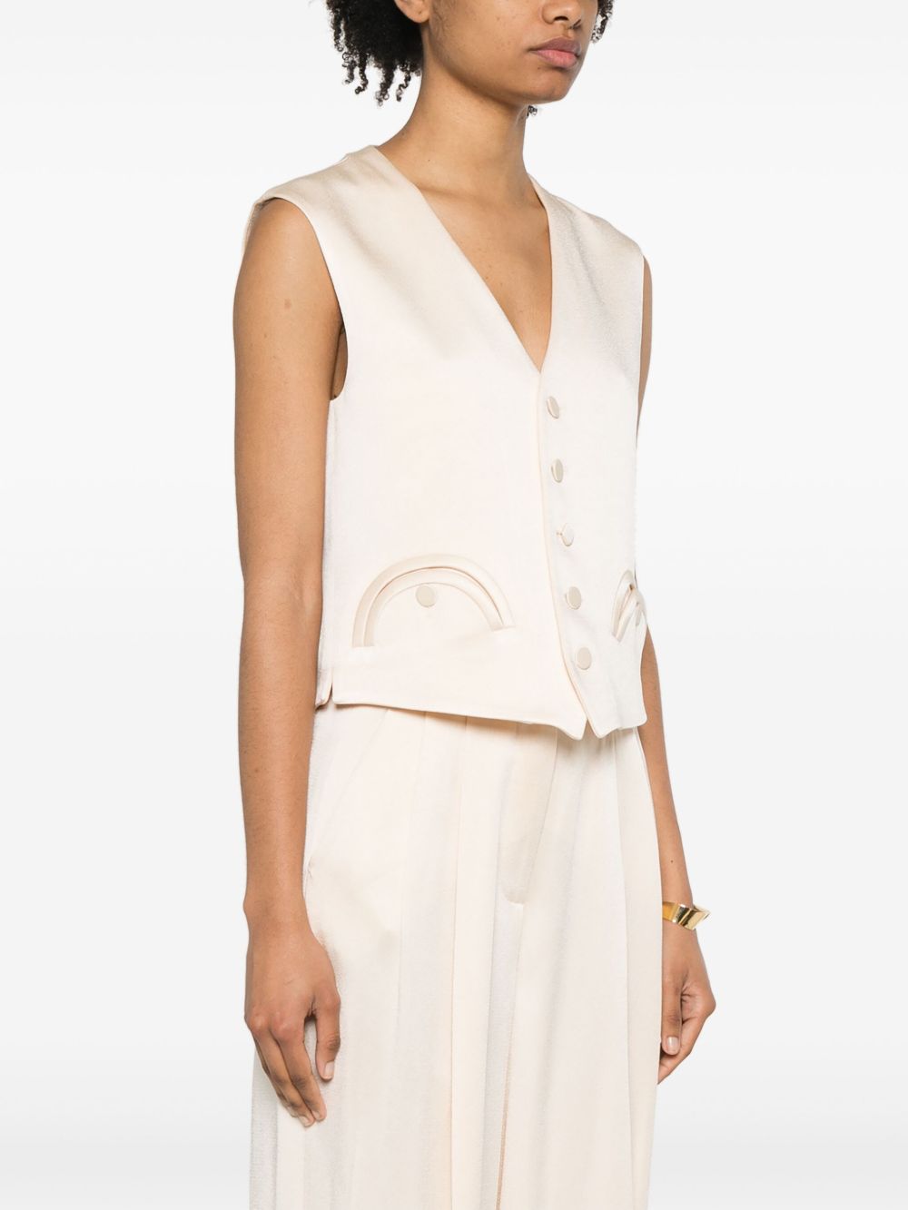 Gilet Novalis Feral in beige Blazé milano - donna 