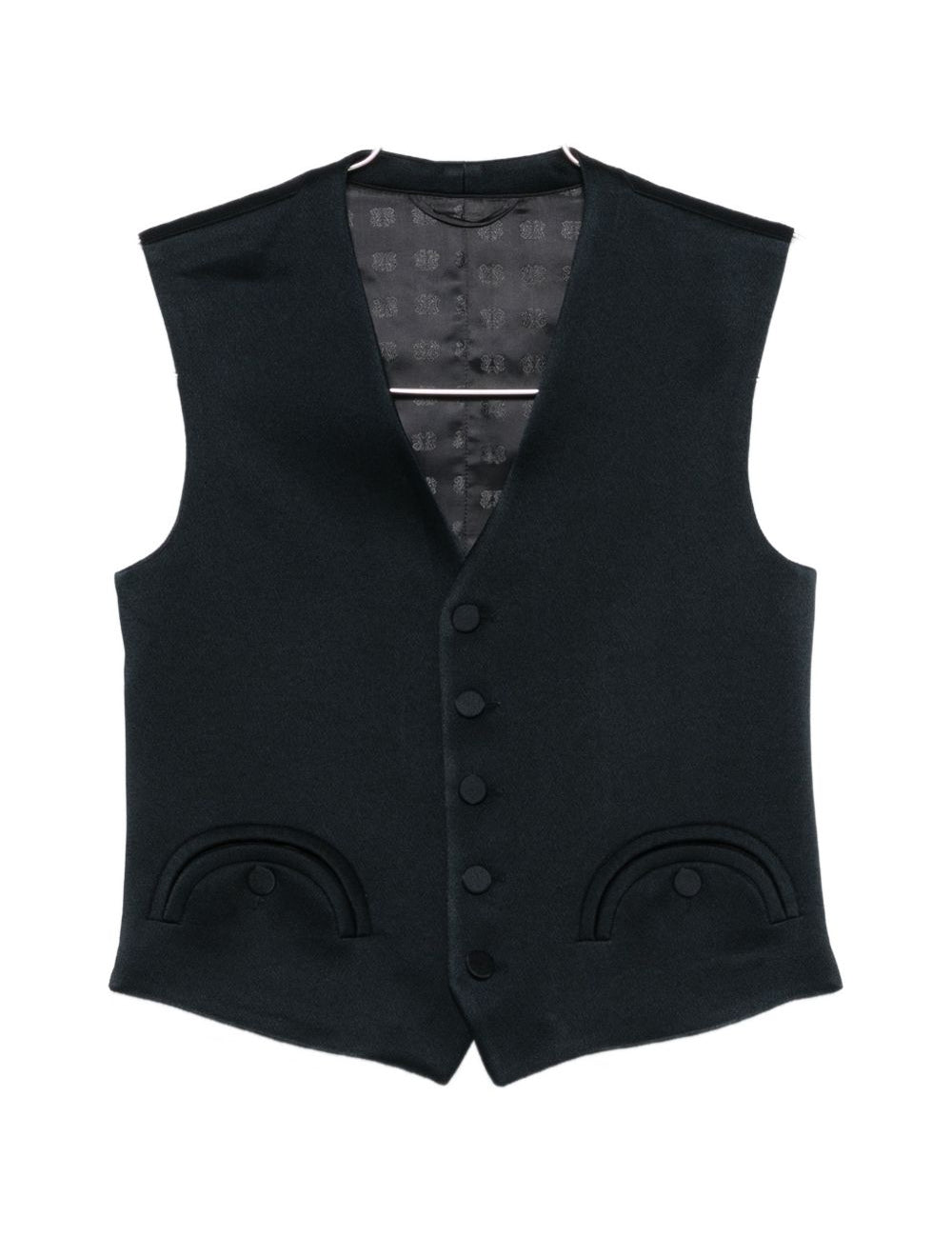 Gilet con tasca e bottoni in blu Blazé milano - donna 