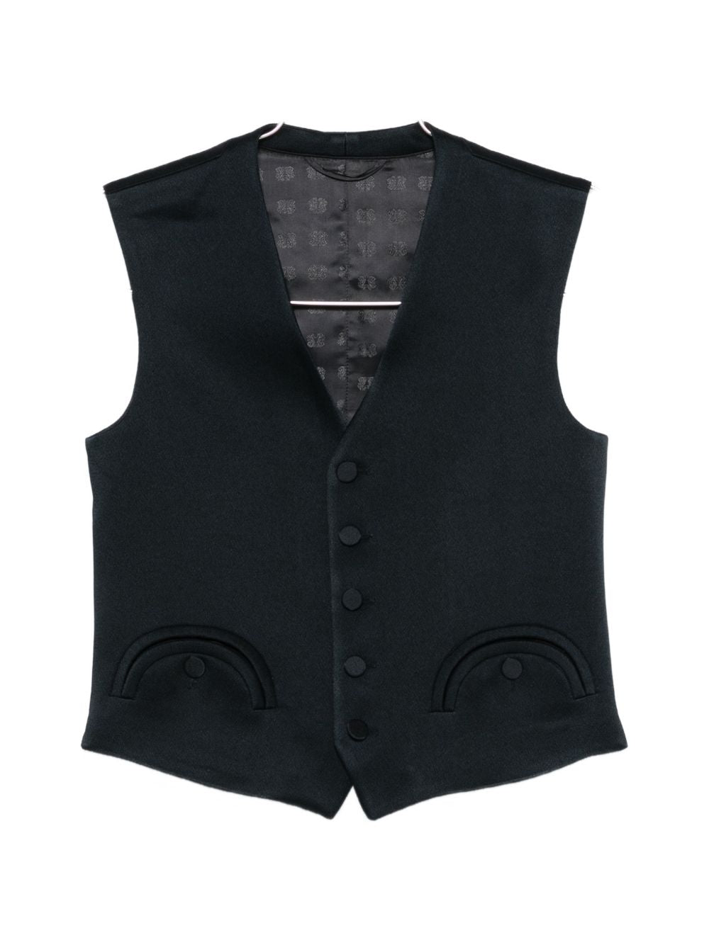Gilet con tasca e bottoni in blu Blazé milano - donna 