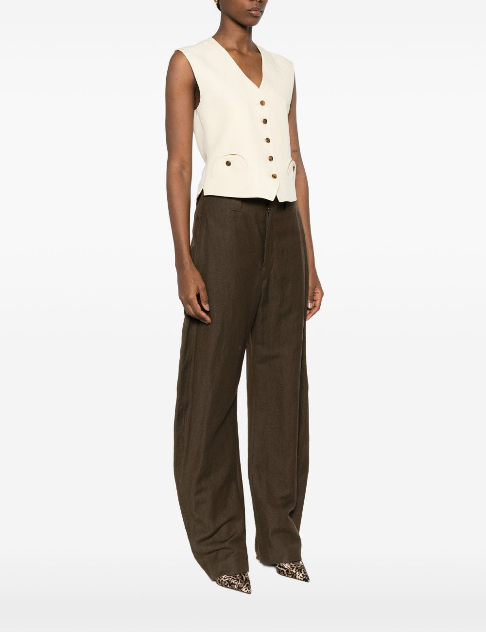 Gilet Savannah in avorio BLAZÉ MILANO - donna 