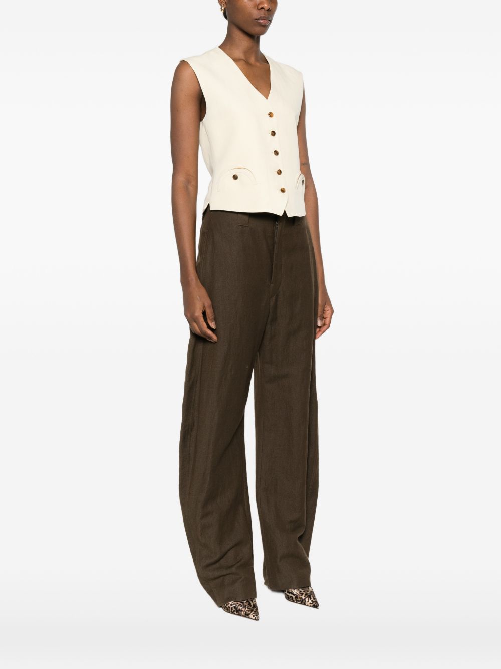 Gilet Savannah in avorio BLAZÉ MILANO - donna 