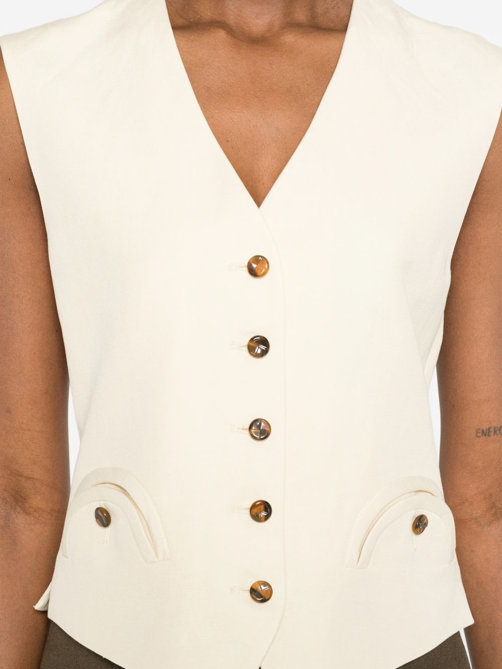 Gilet Savannah in avorio BLAZÉ MILANO - donna 