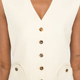Gilet Savannah in avorio BLAZÉ MILANO - donna 