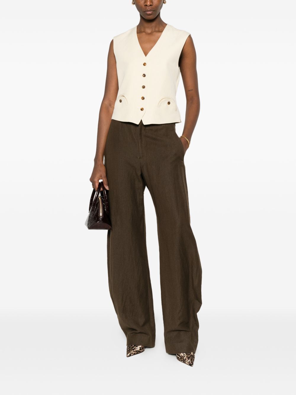 Gilet Savannah in avorio BLAZÉ MILANO - donna 