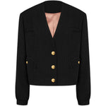 Giacca bolero plissé in nero Infinity BLAZÉ MILANO - donna 
