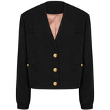 Giacca bolero plissé in nero Infinity BLAZÉ MILANO - donna 