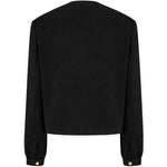 Giacca bolero plissé in nero Infinity BLAZÉ MILANO - donna 