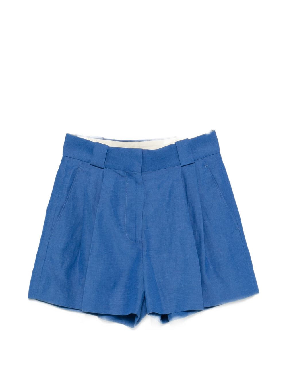 Pantaloncini a pieghe in blu Blazé milano - donna 
