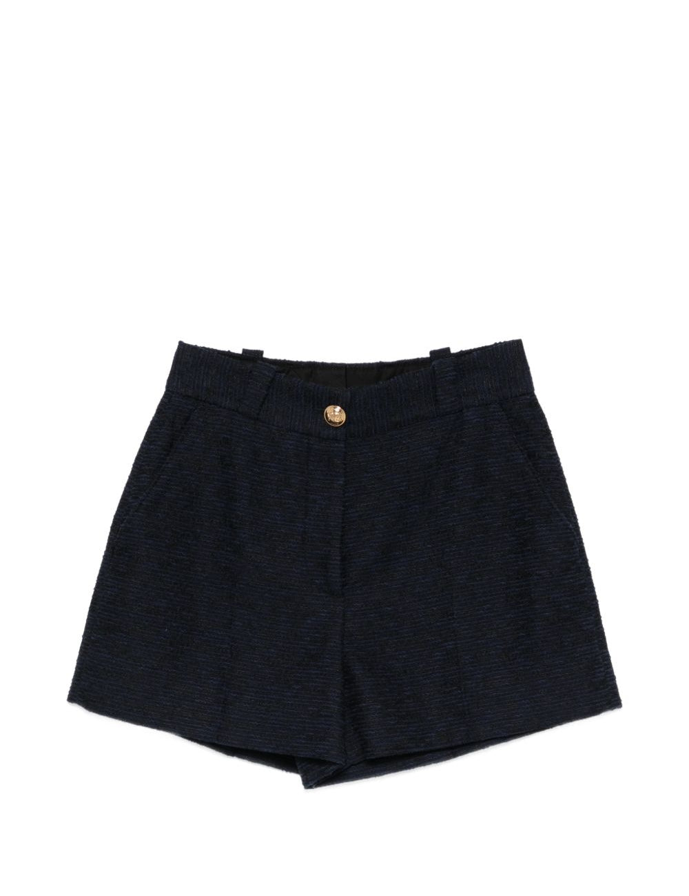 Pantaloncini con bottoni  in nero Blazé milano - donna 
