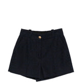 Pantaloncini con bottoni  in nero Blazé milano - donna 