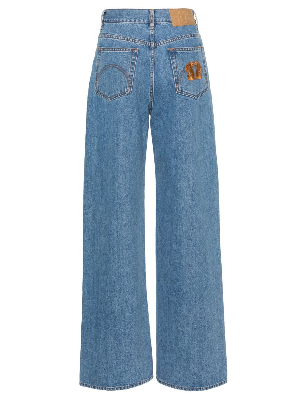 Jeans a gamba larga nariida maya java in blu Blazé milano - donna 