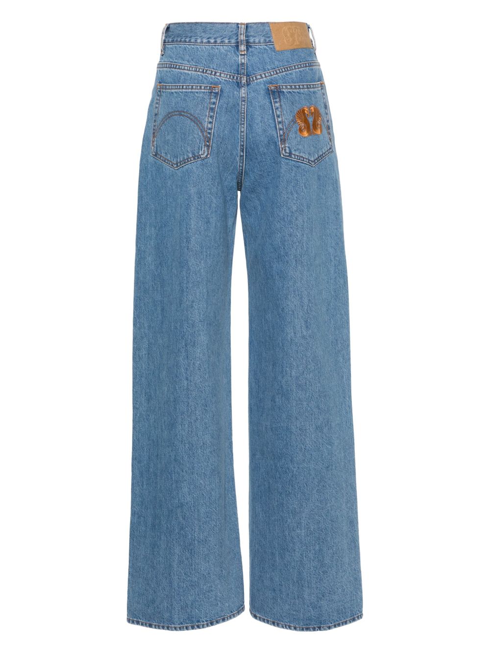 Jeans a gamba larga nariida maya java in blu Blazé milano - donna 