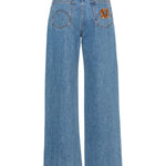 Jeans a gamba larga nariida maya java in blu Blazé milano - donna 