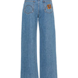 Jeans a gamba larga nariida maya java in blu Blazé milano - donna 