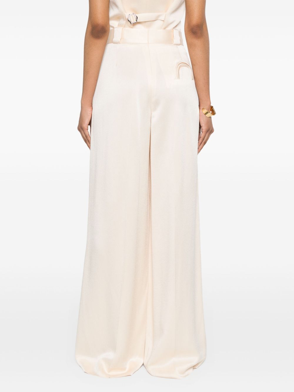 Pantaloni a palazzo Novalis in avorio Blazé Milano - donna 