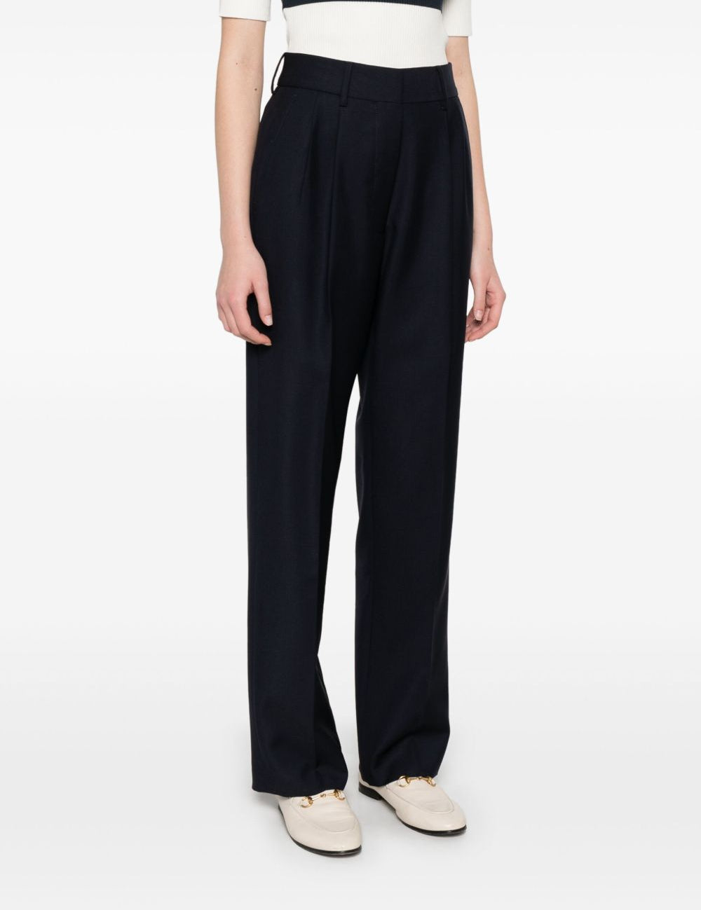 Pantaloni dritti First Class in blu BLAZÉ MILANO - donna 