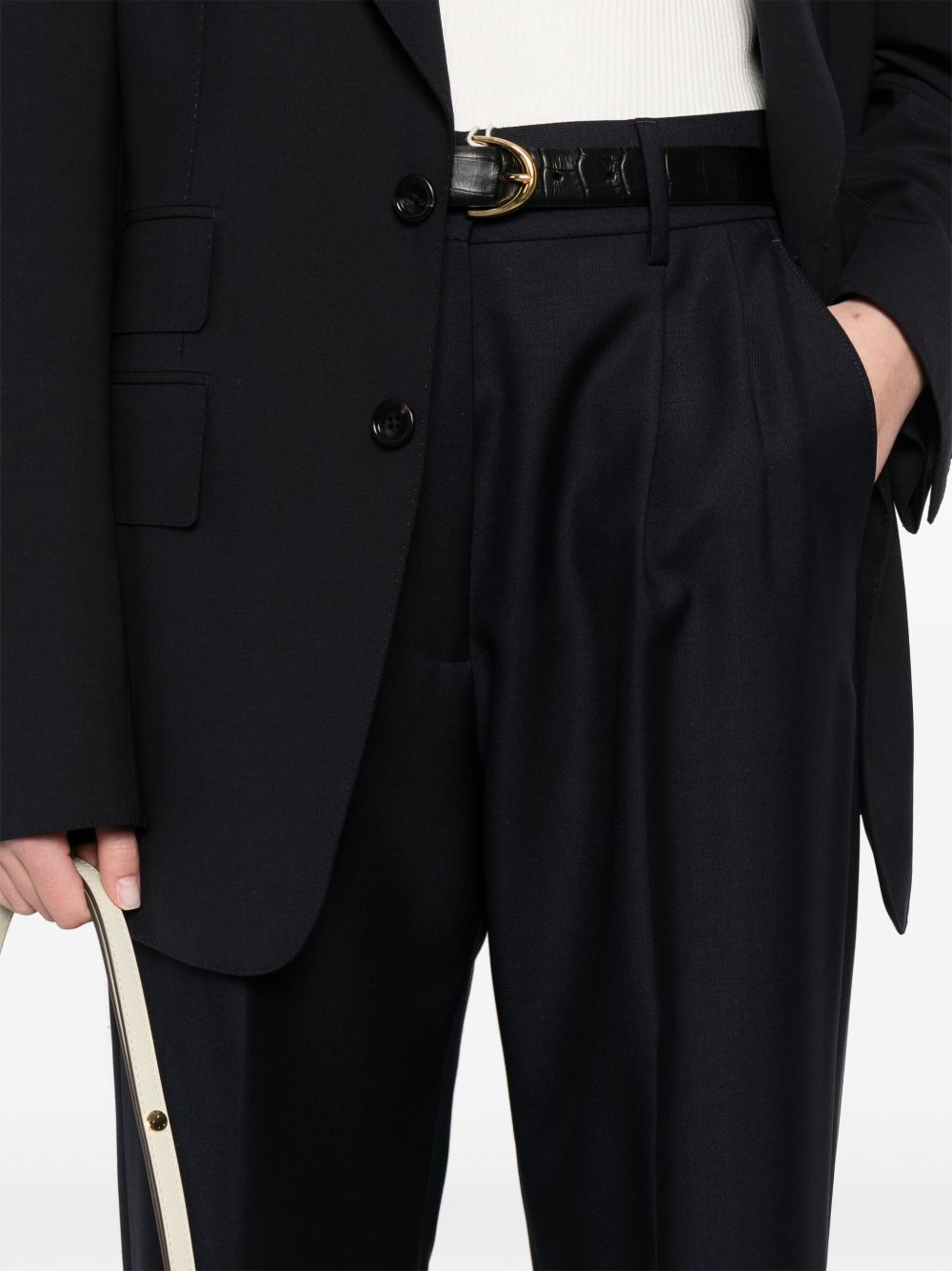 Pantaloni dritti First Class in blu BLAZÉ MILANO - donna 
