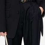 Pantaloni dritti First Class in blu BLAZÉ MILANO - donna 