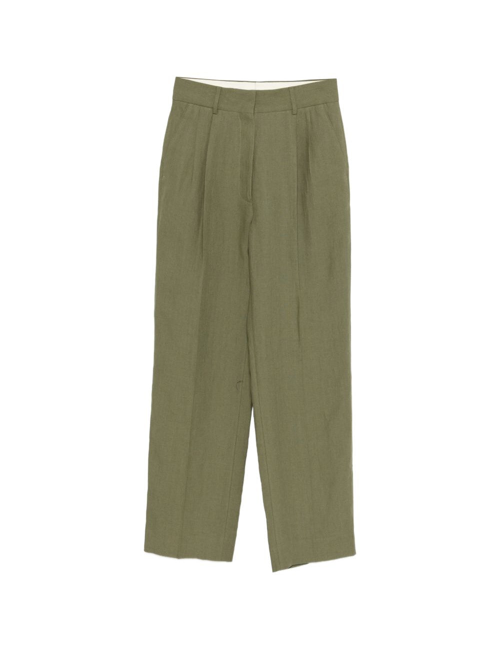 Pantalone a gamba dritta con pinces Mid-Day Sun in verde BLAZÉ MILANO - donna 