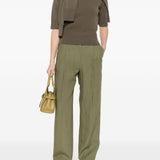 Pantalone a gamba dritta con pinces Mid-Day Sun in verde BLAZÉ MILANO - donna 