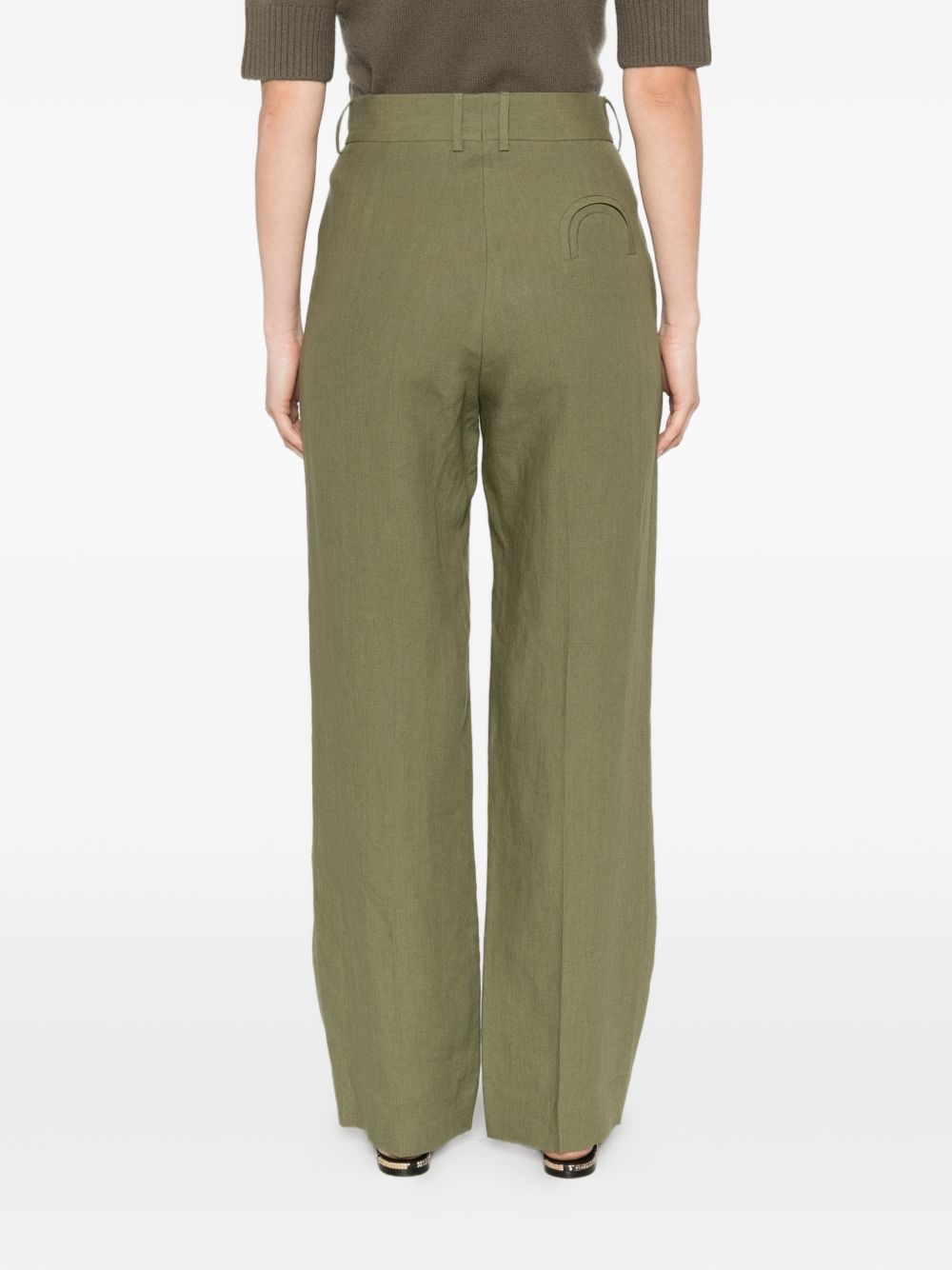 Pantalone a gamba dritta con pinces Mid-Day Sun in verde BLAZÉ MILANO - donna 