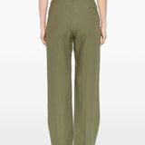 Pantalone a gamba dritta con pinces Mid-Day Sun in verde BLAZÉ MILANO - donna 