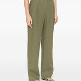 Pantalone a gamba dritta con pinces Mid-Day Sun in verde BLAZÉ MILANO - donna 