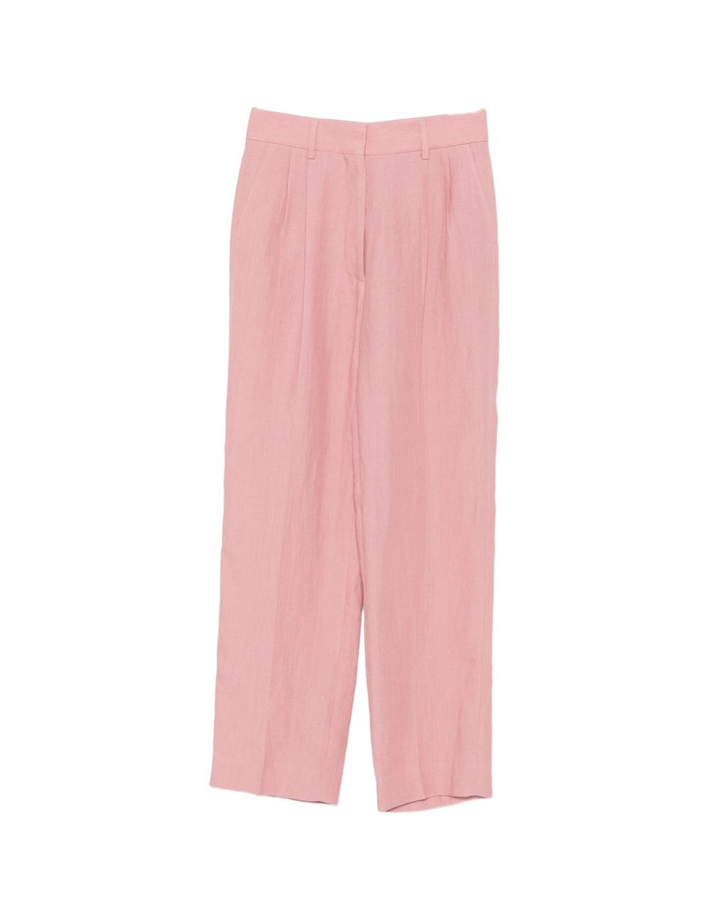 Pantaloni a gamba larga in lino in rosa Blazé milano - donna 