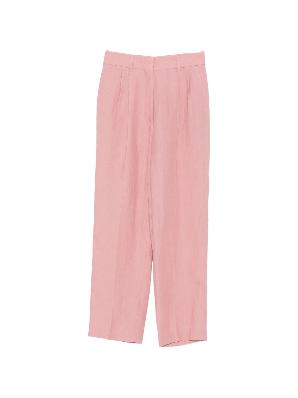 Pantaloni a gamba larga in lino in rosa Blazé milano - donna 