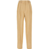 Pantaloni a vita alta in beige Blazé milano - donna 