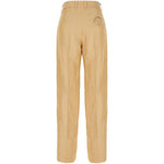 Pantaloni a vita alta in beige Blazé milano - donna 