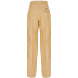 Pantaloni a vita alta in beige Blazé milano - donna 