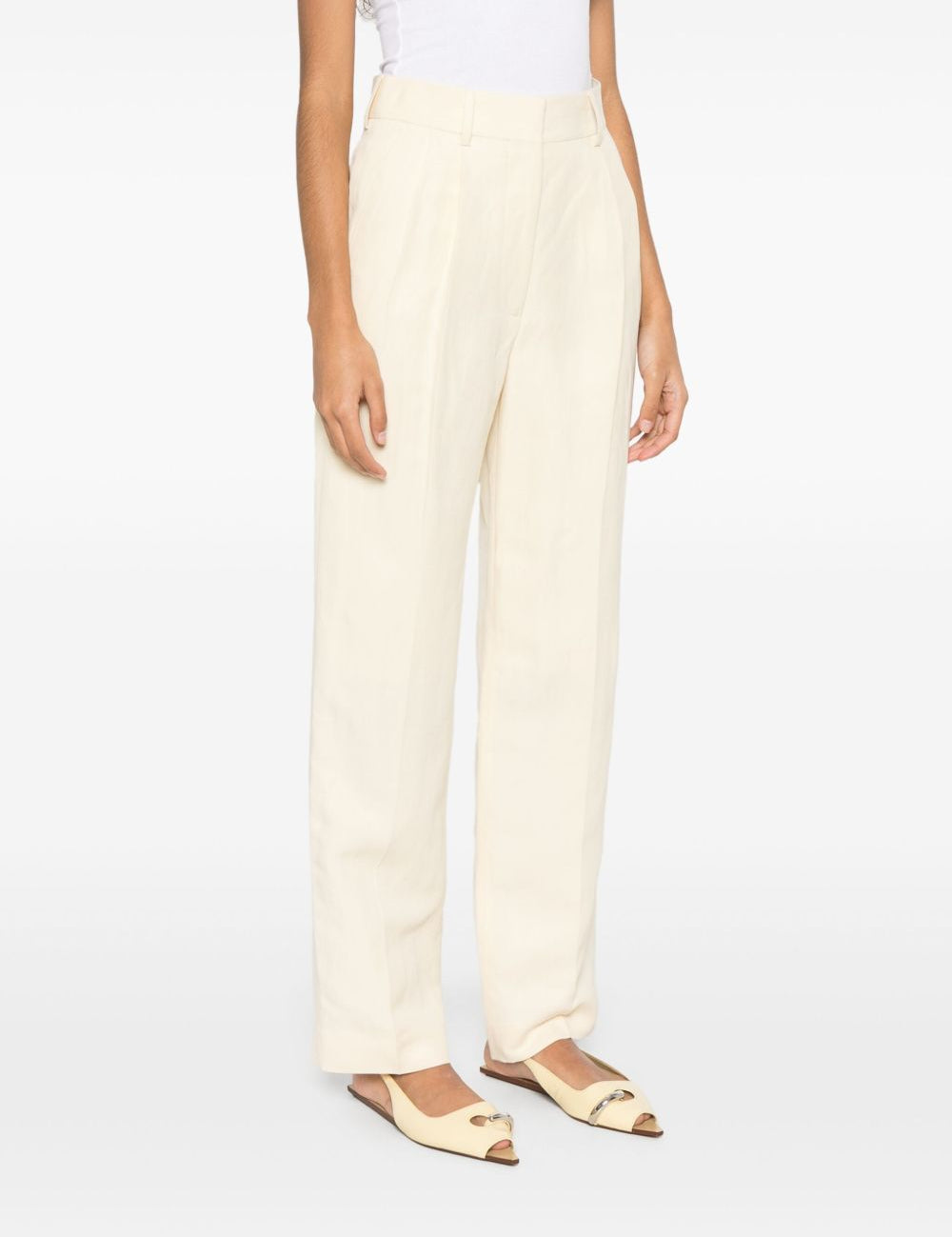 Pantaloni dritti Savannah Fox in avorio Blazé milano - donna 