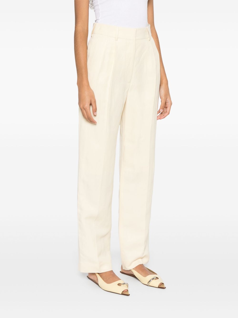 Pantaloni dritti Savannah Fox in avorio Blazé milano - donna 