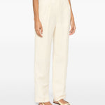 Pantaloni dritti Savannah Fox in avorio Blazé milano - donna 