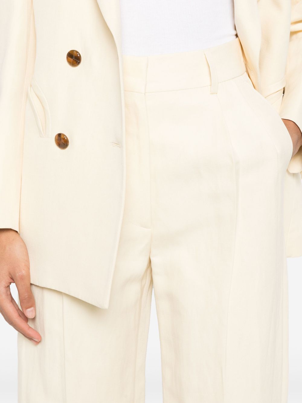 Pantaloni dritti Savannah Fox in avorio Blazé milano - donna 