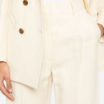 Pantaloni dritti Savannah Fox in avorio Blazé milano - donna 