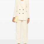 Pantaloni dritti Savannah Fox in avorio Blazé milano - donna 