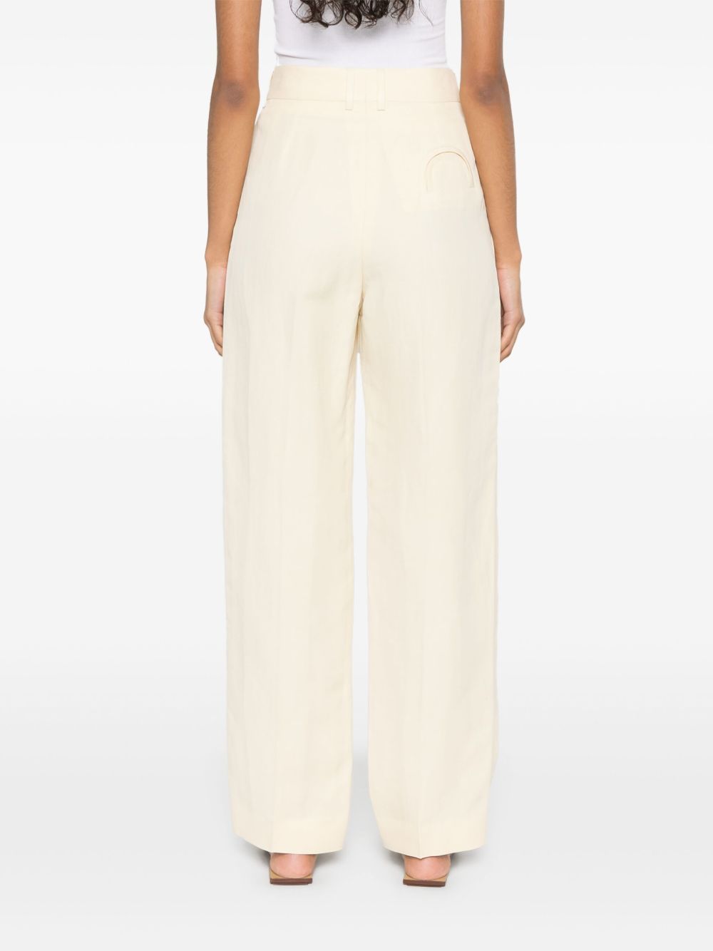 Pantaloni dritti Savannah Fox in avorio Blazé milano - donna 