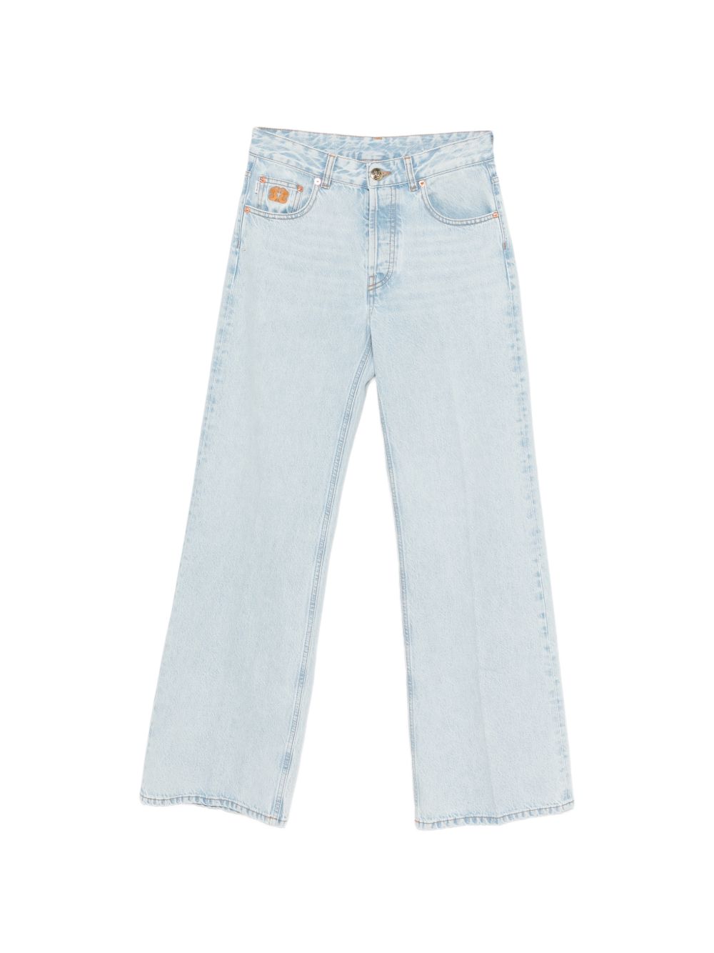 Jeans con logo in blu Blazé milano - donna 