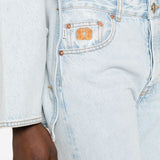 Jeans con logo in blu Blazé milano - donna 
