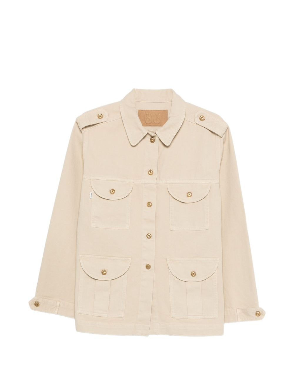Giacca sahariana in denim beige BLAZÉ MILANO - donna 