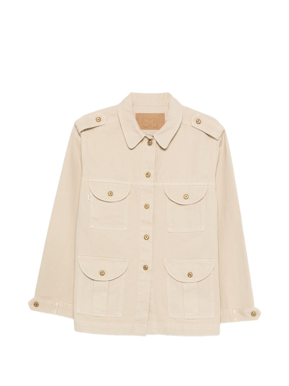 Giacca sahariana in denim beige BLAZÉ MILANO - donna 