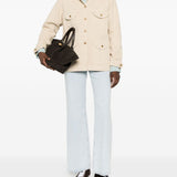 Giacca sahariana in denim beige BLAZÉ MILANO - donna 