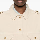 Giacca sahariana in denim beige BLAZÉ MILANO - donna 
