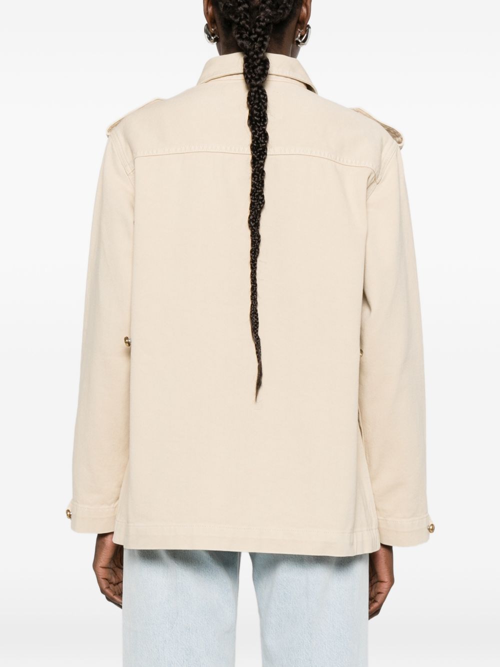 Giacca sahariana in denim beige BLAZÉ MILANO - donna 