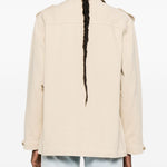 Giacca sahariana in denim beige BLAZÉ MILANO - donna 