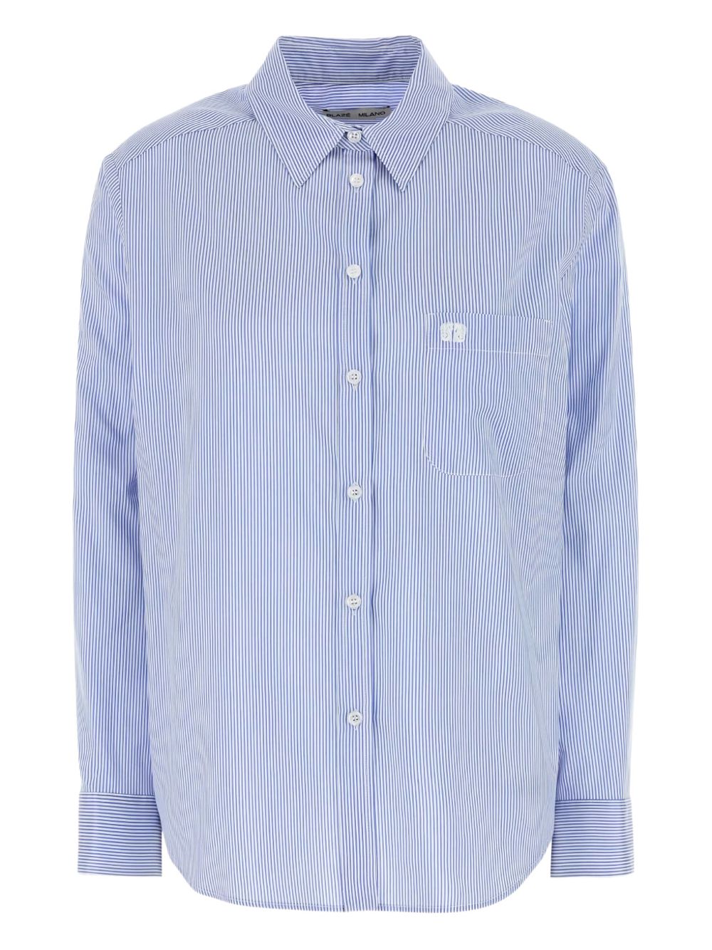 Camicia catalina a righe in azzurro Blazé Milano - donna 