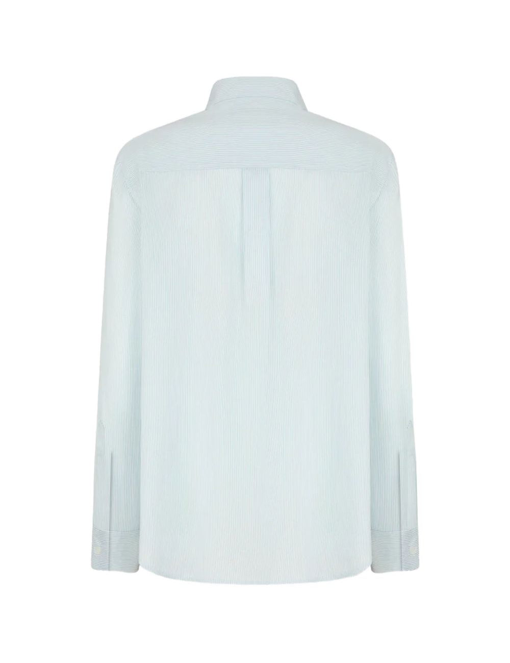 Camicia classica a righe in azzurro BLAZÉ MILANO - donna 