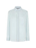 BLAZÉ MILANO - women's classic striped light blue shirt